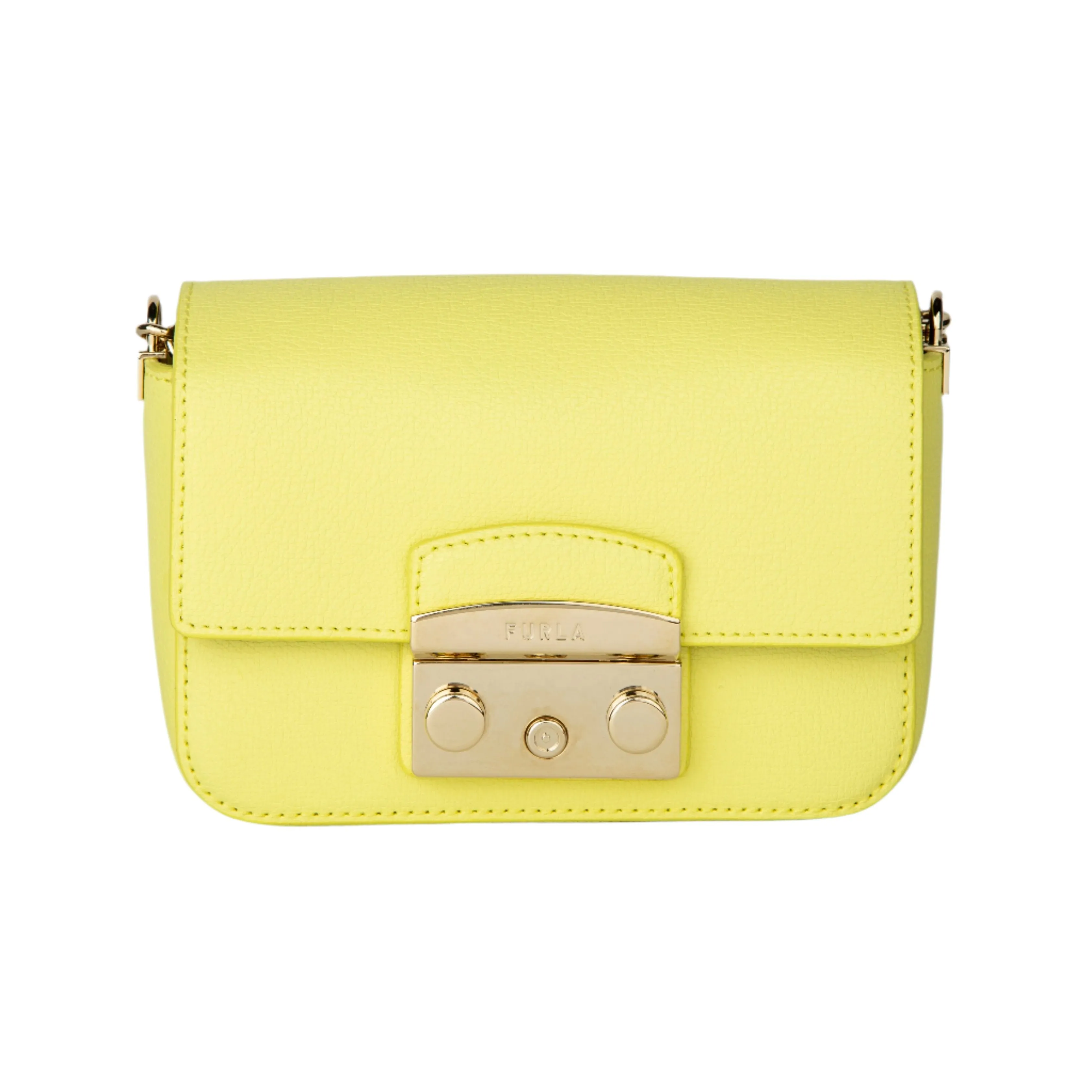 Furla Metropolis Mini Crossbody Bag - Yellow Zest