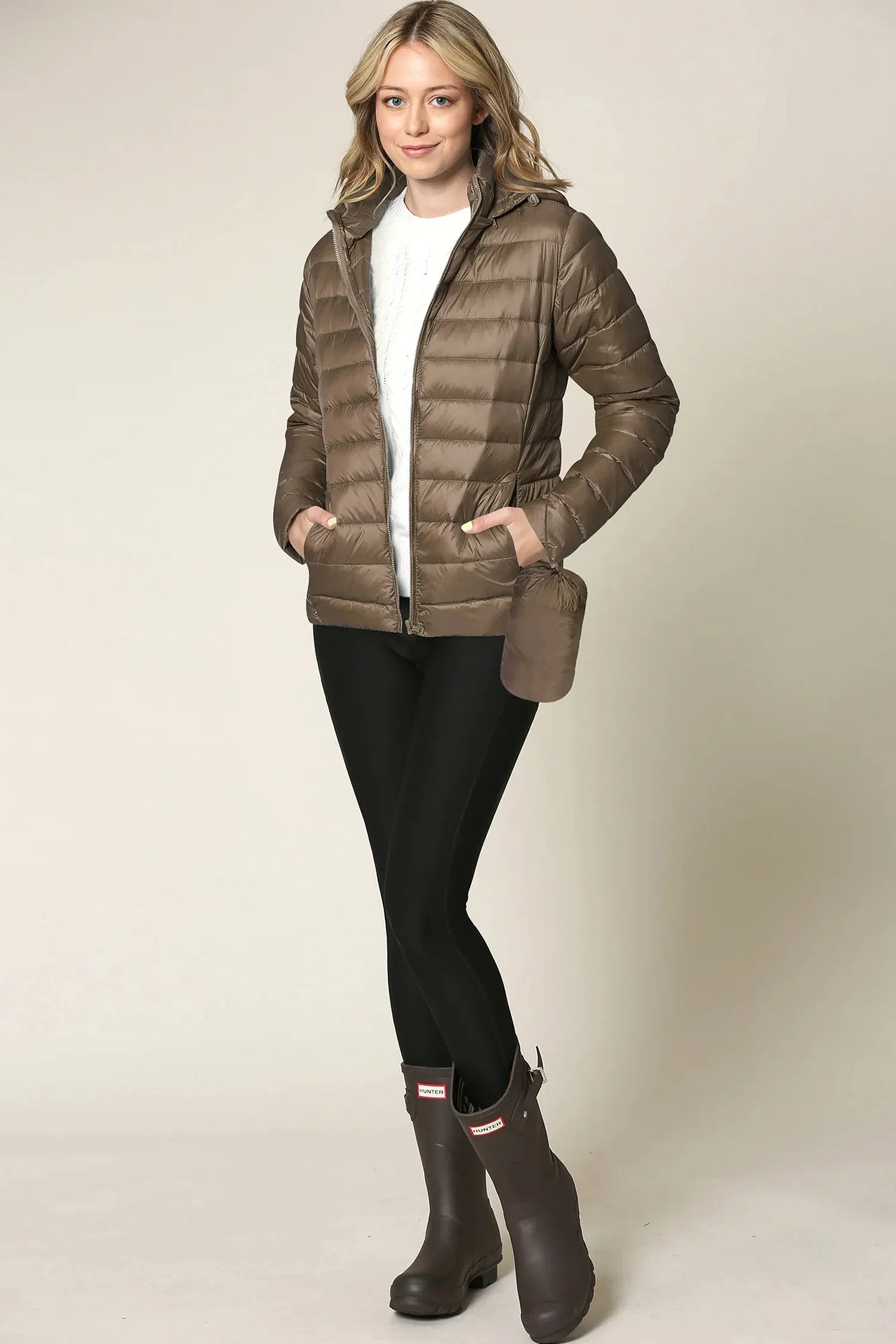Women's Essential Ultra Light Weight Packable Down Jacket